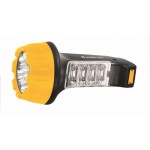 Фонарь LED3818 (аккум 220В черн./желт. 7+8 LED 2 режима SLA) Ultraflash 10973