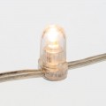 Гирлянда светодиодная "LED ClipLight" шаг 15см 665LED тепл. бел. 80Вт 12В IP65 эффект мерцания flashing бел.; провод ПВХ прозр. (уп.100м) Neon-Night 325-166