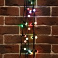 Гирлянда светодиодная "Мультишарики" 20м d17.5мм 200LED RGB 58Вт 220В IP65 провод ПВХ черн. Neon-Night 303-509