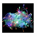 Гирлянда светодиодная "Нить" 200 LED мульти 20м уличная 8 режимов элементы питания 3хAA SHLights 4690601045447