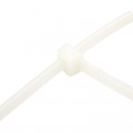Хомут кабельный 3.6х250 нейл. бел. (уп.100шт) Rexant 07-0250