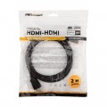 Кабель HDMI - HDMI 2.0 2м Gold PROCONNECT 17-6104-6