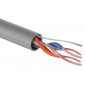 Кабель витая пара U/UTP 2х2х24AWG кат.5E solid CCA PVC сер. (м) PROCONNECT 01-0022-3