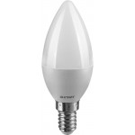 Лампа светодиодная 71 628 OLL-C37-6-230-2.7K-E14-FR 6Вт свеча 2700К тепл. бел. E14 450лм 176-264В ОНЛАЙТ 71628