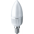 Лампа светодиодная 94 480 NLL-P-C37-5-230-2.7K-E14-FR 5Вт свеча 2700К тепл. бел. E14 330лм 220-240В Navigator 94480