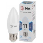 Лампа светодиодная B35-11w-840-E27 свеча 880лм ЭРА Б0032983