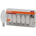 Лампа светодиодная LED Value LVCLB60 7SW/840 7Вт свеча матовая E14 230В 2х5 RU (уп.5шт) OSRAM 4058075577954