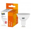 Лампа светодиодная MR16 софит 9Вт 230В 3000К GU5.3 IEK LLE-MR16-9-230-30-GU5