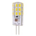 Лампа светодиодная PLED-G4 3Вт капсульная 2700К тепл. бел. G4 200лм 220-230В JazzWay 1032041