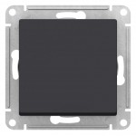 Механизм переключателя проходного 1-кл. СП AtlasDesign Aqua 10А IP44 (сх. 6) 10AX карбон SchE ATN441061