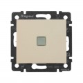 Механизм переключателя проходного 1-кл. СП Valena 10А IP31 250В с зел. индикацией сл. кость Leg 774326
