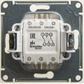 Механизм переключателя проходного 2-кл. СП Glossa 10А IP20 (сх. 6/2) 10AX перламутр SchE GSL000665