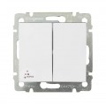 Механизм переключателя проходного 2-кл. СП Valena 10А IP44 250В бел. Leg 770098