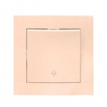 Переключатель проходной 1-кл. СП Валенсия 10А IP20 крем. PROxima EKF EWV10-025-20