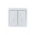 Переключатель проходной 2-кл. 2п ОП Viola 10А IP20 бел. LEZARD 751-0200-106