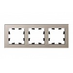 Рамка 3-м AtlasDesign Nature стекло шампань SchE ATN320503