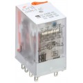 Реле интерфейсное ORM-1 4C 220В AC с LED и тест. кнопкой ONI ORM-1-4C-AC220V-L-B