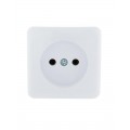 Розетка 1-м ОП Viola 16А IP20 без заземл. бел. LEZARD 751-0200-121