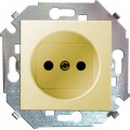 Розетка 1-м СП Simon15 16А IP20 250В без заземл. защ. шторки винт. клеммы механизм сл. кость Simon 1591444-031