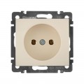 Розетка 1-м СП Valena 16А IP21 без заземл. на винтах механизм сл. кость Leg 774316