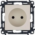 Розетка 1-м СП Valena Life 16А IP20 250В 2P защ. шторки безвинт. клеммы с лицев. панелью механизм сл. кость Leg 753516
