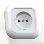 Розетка 1-м СП Валентина РС10-153 10А IP20 бел. Кунцево 7651