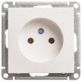 Розетка 1-м СП W59 16А IP20 без заземл. без защ. шторок механизм бел. SchE RS16-153-1-86