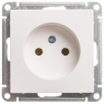 Розетка 1-м СП W59 16А IP20 без заземл. без защ. шторок механизм бел. SchE RS16-153-1-86