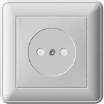 Розетка 1-м СП W59 16А IP20 без заземл. защ. шторки бел. SchE RS16-151-18