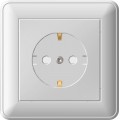 Розетка 1-м СП W59 16А IP20 с заземл. защ. шторки в сборе сл. кость SchE RS16-152-28