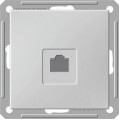 Розетка компьютерная 1-м СП W59 RJ45 кат.5E механизм бел. SchE RSI-152K5E-1-86