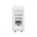 Розетка компьютерная 1мод. Avanti "Белое облако" RJ45 кат.5E модульная DKC 4400461