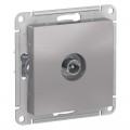 Розетка телевизионная оконечная TV AtlasDesign 1дБ механизм алюм. SchE ATN000391