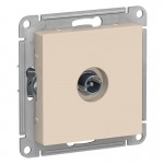 Розетка телевизионная оконечная TV AtlasDesign 1дБ механизм беж. SchE ATN000291
