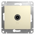 Розетка телевизионная проходная TV 1-м СП Glossa 4дБ механизм беж. SchE GSL000292