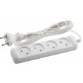 Удлинитель 4х5м без заземл. 6А IP20 UX-4-5m ШВВП 2х0.75 Эра Б0023151