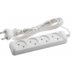 Удлинитель 4х5м без заземл. 6А IP20 UX-4-5m ШВВП 2х0.75 Эра Б0023151