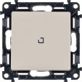 Выключатель 1-кл. СП Valena Life 10А IP20 250В 10AX с подсветкой с лиц. панелью механизм сл. кость Leg 752510