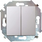 Выключатель 2-кл. СП Simon 15 16А IP20 винт. зажим механизм бел. Simon 1591398-030