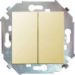 Выключатель 2-кл. СП Simon 15 16А IP20 винт. зажим механизм сл. кость Simon 1591398-031