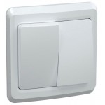 Выключатель 2-кл. СП Вега 10А IP20 ВС10-2-0-ВБ бел. IEK EVV20-K01-10-DM