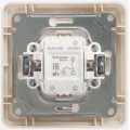 Выключатель 2-кл. СП W59 10А IP20 10AX в сборе сл. кость SchE VS510-252-28